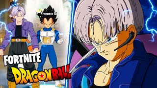 VEGETA Y TRUNKS JUEGAN FORTNITE GOKU Y GOHAN ESPECTEAN  FactyKilian [upl. by Nnel]