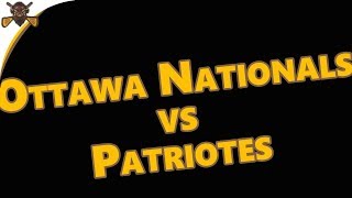 2018 Canadian Broomball National Championships  Ottawa Nationals VS Patriotes [upl. by Nita]