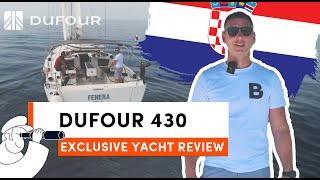 DUFOUR 430  Perfect blend of comfort performance and style EXCLUSIVE YACHT REVIEW [upl. by Siulegroj]