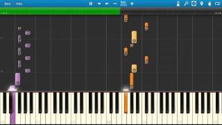 Suzanne Vega  Toms Diner  Piano Tutorial  Synthesia Cover [upl. by Ecirp637]