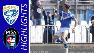 Brescia vs Pisa 31 Highlights Serie B 20232024 [upl. by Noscire]