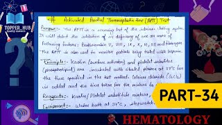 Activated partial thromboplastin time APTT Test [upl. by Dame]