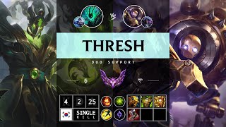 Thresh Support vs Blitzcrank  KR Master Patch 1413 [upl. by Suravaj]