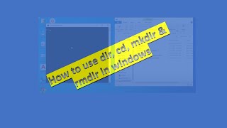 How to Use mkdir rmdir dir and cd Commands in Windows  Complete Command Prompt Tutorial [upl. by Inasah]