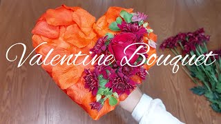 Valentine Flower Bouquet Idea [upl. by Timofei]