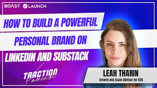 How to Build a Powerful Personal Brand on LinkedIn and SubStack with Leah Tharin [upl. by Cailean783]