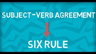 SUBJECT VERB AGREEMENT  BASIC RULES  ENGLISH GRAMMAR  Yourdaisteny [upl. by Uno340]