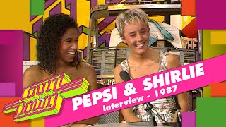 Pepsi amp Shirlie  Interview Countdown 1987 [upl. by Kain808]