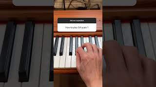 How to play C major scale on pino [upl. by Eniruam598]