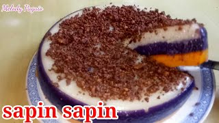 How to make CREAMY SAPINSAPIN The famous Filipino native kakanin [upl. by Clein339]