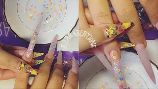 BIG PREP with 4XL ShowRoom Nail Tips from Lucy’s website Acrylicure [upl. by Eiramanig]