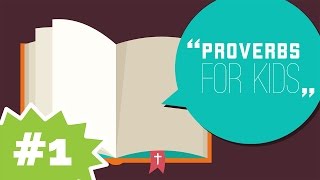 Intro to the Book of Proverbs  Proverbs for Kids 1 [upl. by Marlo]