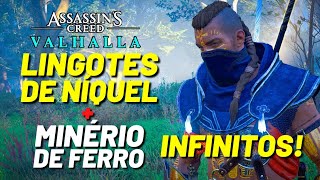 GLITCHFARM LINGOTES de NÍQUEL e MINÉRIO de FERRO INFINITOS em Assassin´s Creed Valhalla [upl. by Nigam]