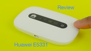 Huawei E5331 21Mbps Mobile WiFi Hotspot Review [upl. by Houston404]