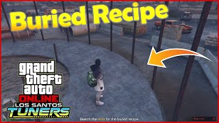 Search The Area For The Buried Recipe GTA V Online Tuners DLC  Elysian Island  Agency Contract [upl. by Hutchison933]