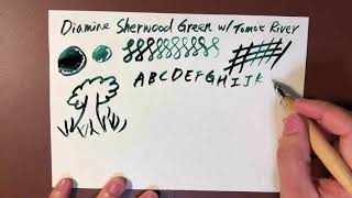 Diamine Sherwood green [upl. by Nnaes]