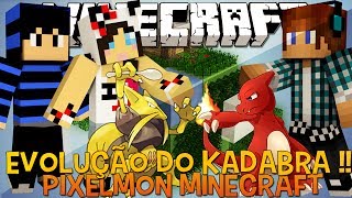 Pixelmon Ep8  A Evolução do Kadabra [upl. by Mannos]