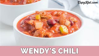 Wendys Chili [upl. by Yonina333]