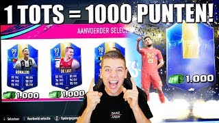 1 TOTS  1000 FIFA PUNTEN AAN PACKS [upl. by Lurlene]