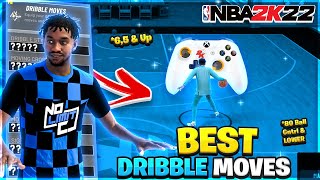 BEST DRIBBLE MOVES UNDER 80 BALL CONTROL NBA 2K22 CURRENT GEN BEST SIGS amp ANIMATIONS FOR 65 amp UP [upl. by Ailey]