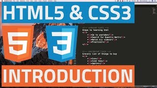 HTML5 and CSS3 beginner tutorial 1  Introduction [upl. by Ahsuas238]