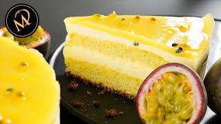 Schnelle Mango Passionsfrucht Torte quotSOMMERTORTENquot neuer Online Kurs in der Back Academy [upl. by Olivero]