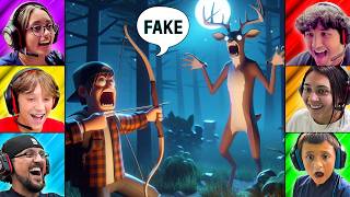 OH DEER Hilarious Hunting Game FGTeeV 6 Player Family Gameplay [upl. by Jeddy]