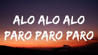 NEJ  Alo Alo Alo Paro Paro Paro Song TikTok Speed Up Lyrics [upl. by Munsey]