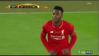 Daniel Sturridge Goal  Liverpool vs Sevilla 13 2016  Europa League [upl. by Archangel140]