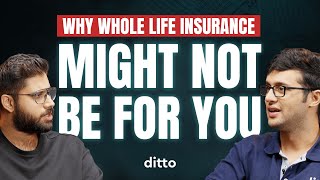 Term vs Whole Life Insurance EXPLAINED  Ditto Insurance [upl. by Neitsirhc]