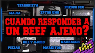 ¿CUANDO RESPONDER UN BEEF AJENO  LOS BEEF TIRADERAS Y DISS DEL MUNDO DE LAS BATALLAS ESCRITAS [upl. by Mcnully]