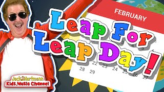 Leap For Leap Day  Leap Day Song for Kids  Jack Hartmann [upl. by Armyn]