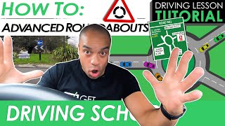 Large Roundabouts  Busy MultiLane Roundabout Tips  Driving Tutorial  Updated 2023 [upl. by Attenna]