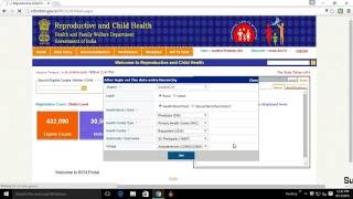 how to download reports from RCH Portal to provide health services to pregnant women [upl. by Kenweigh]