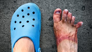 I Ran a Marathon in Crocs [upl. by Pebrook]