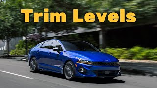 2022 Kia K5 Trim Levels Standard Features and Colors Explained [upl. by Mcmaster283]