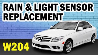 MercedesBenz W204 CClass Rain and Light Sensor Replacement 20082014 [upl. by Jehu309]