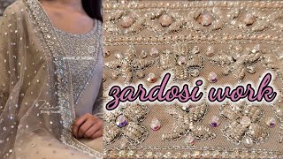 Zardosi work for order contact us now 👉 03151278790 [upl. by Perreault]