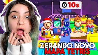 ZERANDO o NOVO MAPA TETRIS pra GANHAR TODAS as NOVAS SKINS da NOVA UPDATE BETA do STUMBLE GUYS [upl. by Koloski]