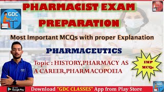 HISTORY PHARMACOPOEIA PHARMACEUTICS IMPORTANT MCQS  PHARMACIST EXAM PREPARATION BY AKASH SIR [upl. by Lorena]