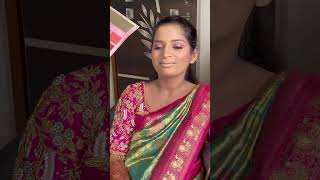 Makeup mini tutorial  engagement makeup lookstepbystepbridalmakeuptutorial [upl. by Helmer166]