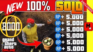 GTA Online Glitch RP infinito Solo Faça 30000 RP em 5 minutos GTA 5 Rank Up Super Fast Peyote [upl. by Atthia347]