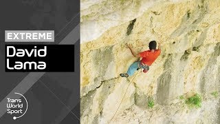 David Lama  Amazing 9a Climb in Lebanon on Trans World Sport [upl. by Rotow]