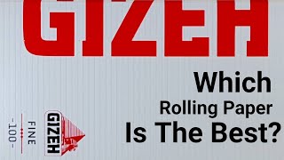 What Rolling Papers Are The Best For YOU Gizeh Regular Fine [upl. by Iver]