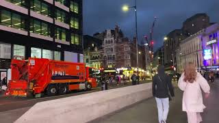 Oxford Street London  One of the busiest streets in London londonlife oxfordstreetlondon winter [upl. by Aneeram]