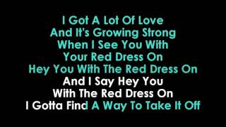 Magic Red Dress karaoke  GOLDEN KARAOKE [upl. by Delmer93]