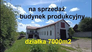 na sprzedaż budynek produkcyjny przemysłowy Mostki Suchedniów Skarżysko Kamienna [upl. by Hareehat345]