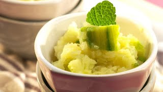 Recette  Purée de pommes de terre et courgettes [upl. by Trinette344]