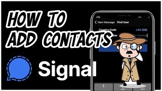 How to find User or New Contacts on the Signal App [upl. by Ladnik]