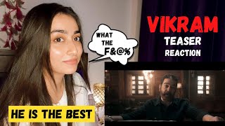 VIKRAM  Official Title Teaser Reaction  KamalHaasan  Kamal Haasan  Lokesh Kanagaraj Anirudh [upl. by Roxie]